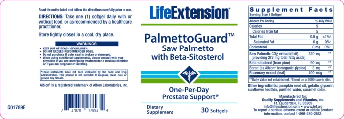 Label for PalmettoGuard