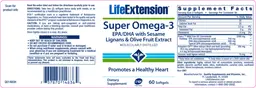 Label for Super Omega-3