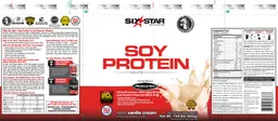 Label for Soy Protein French Vanilla Cream