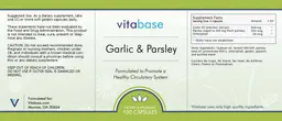 Label for Garlic & Parsley