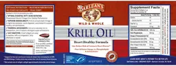 Label for Wild & Whole Krill Oil