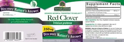 Label for Red Clover 350 mg