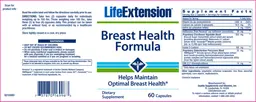 Label for Breast Health Formula