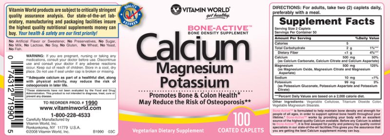 Calcium Magnesium Potassium