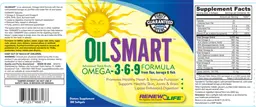 Label for OilSMART Omega-3-6-9