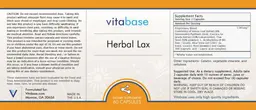 Label for Herbal Lax