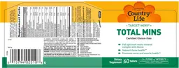 Label for Target-Mins Total Mins