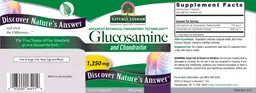 Label for Glucosamine And Chondroitin 1,350 mg
