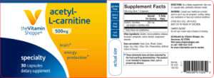Acetyl-L-Carnitine 500 mg