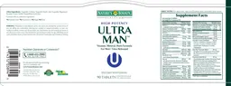 Label for High Potency Ultra Man