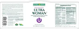 Label for High Potency Ultra Woman