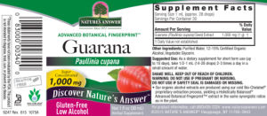 Guarana 1,000 mg