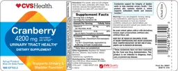 Label for Cranberry