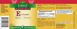 Label for E Vitamin