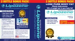 Label for Maximum Strength Lipozene