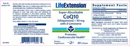 Label for Super-Absorbable Co-Q10