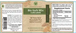 Label for Bio-Sorb 185 x Curcumin