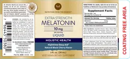 Extra Strength Melatonin 10 mg Liquid Natural Black Cherry Flavor