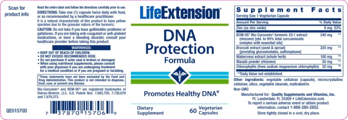 Label for DNA Protection Formula