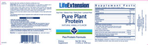 Pure Plant Protein Natural Vanilla Flavo