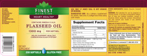 Flaxseed Oil 1300 mg