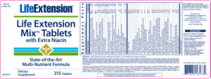 Life Extension Mix Tablets With Extra Ni
