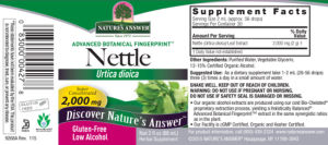 Nettle 2,000 mg