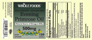 Evening Primrose Oil 500 mg