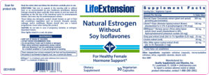 Natural Estrogen Without Soy Isoflavones