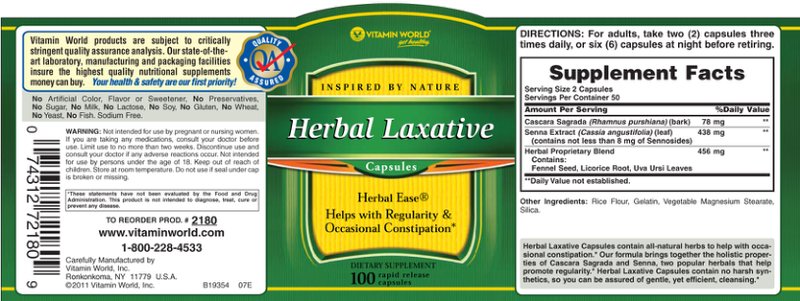 Herbal Laxative