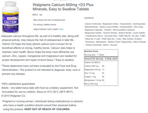 Calcium 600 mg + D3 Plus Minerals