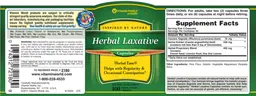 Label for Herbal Laxative