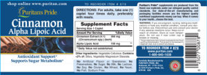 Cinnamon Alpha Lipoic Acid