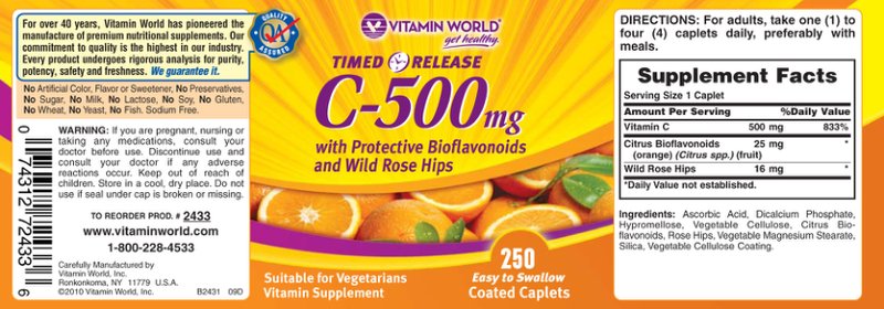 Timed Release C-500 mg