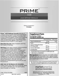 Label for Age (Age Defense Formula)