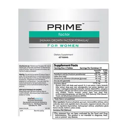 Label for Factor (Human Growth Factor Formula) For Women