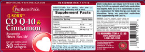 Co Q10 & Cinnamon