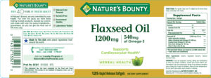 Flaxseed Oil 1200 mg