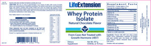 Whey Protein Isolate Natural Chocolate F