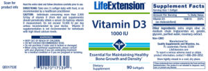 Vitamin D3 1000 IU