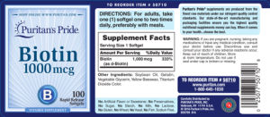 Biotin 1000 mcg