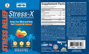 Stress-X Magnesium Powder Raspberry Lemo
