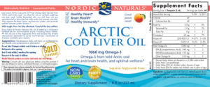 Arctic Cod Liver Oil Peach