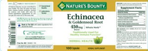 Echinacea & Goldenseal Root 450 mg Blend