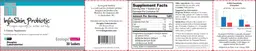 Label for Infa Skin Probiotic
