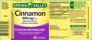 Cinnamon 500 mg plus Chromium