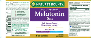 Dual Spectrum Melatonin 5 mg