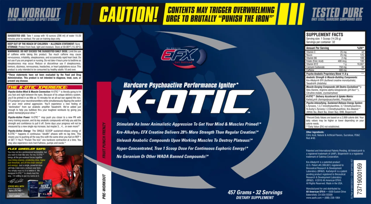 Label for K-Otic