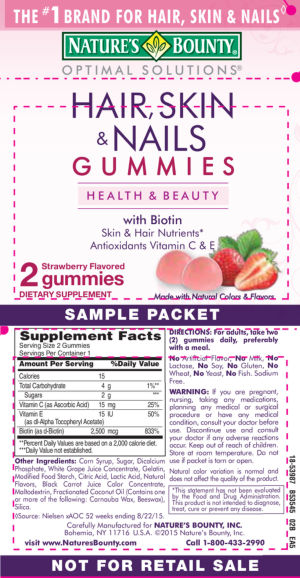 Hair, Skin & Nails With Biotin Strawberr