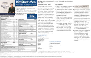 4Life Transfer Factor Plus RiteStart Men